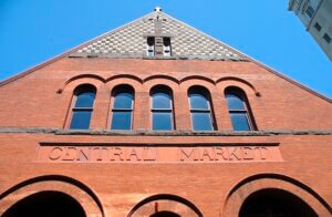Lancaster Central Market featuring arched windows