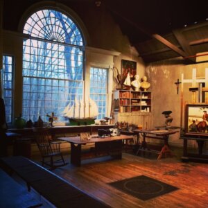 N.C. Wyeth Studio with large window