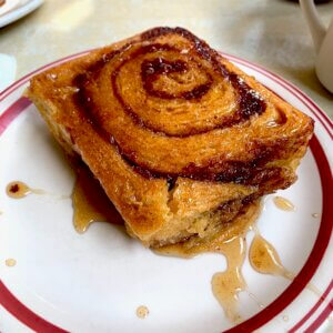 Wellsboro Diner cinnamon roll