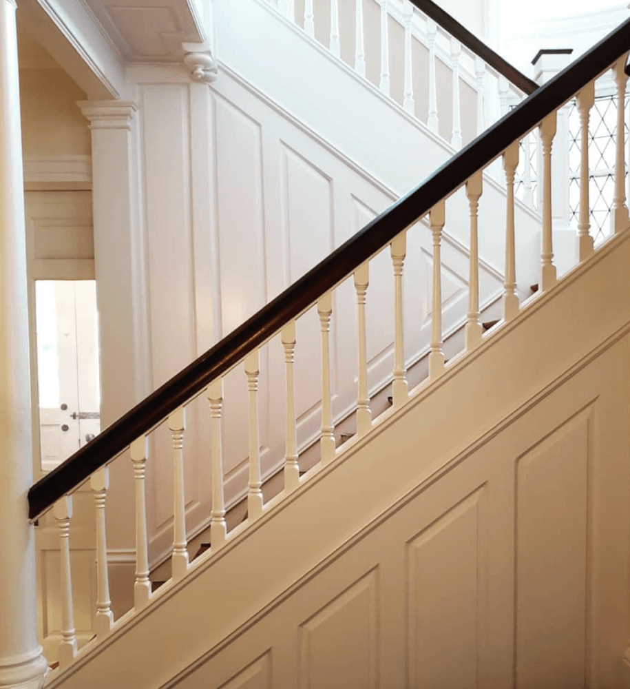 Cranaleith Spiritual Center interior staircase