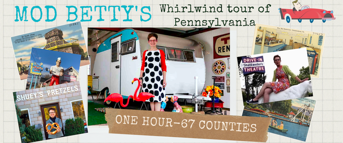 Mod Betty tour colllage