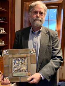 Jeffrey Marshall with award