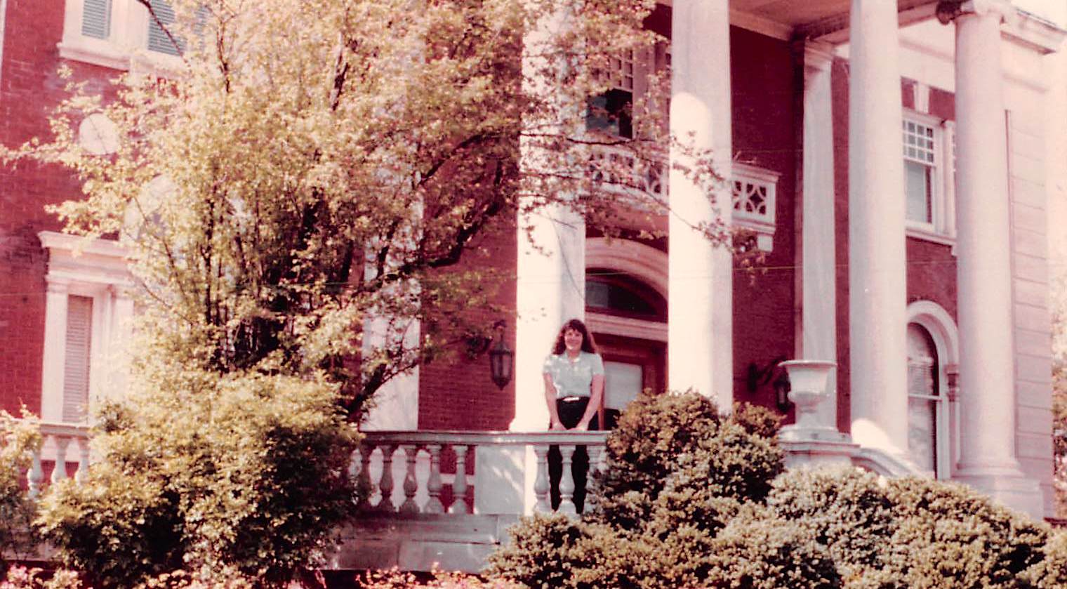Mindy at Sheppard Mansion in 1982