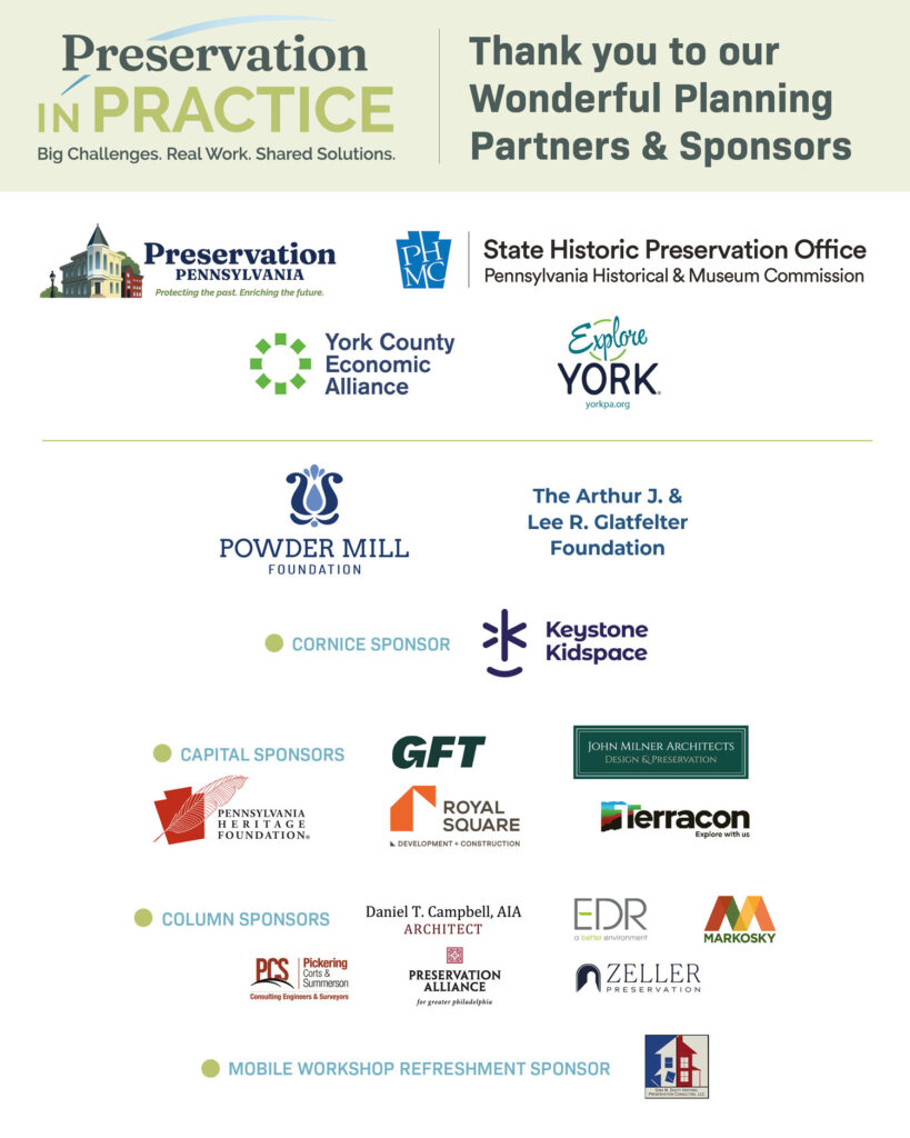 2026 Preservation in Practice Sponsors