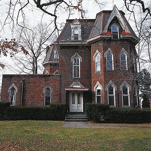 Historic D C Herbst House exterior victorian gothic mansion