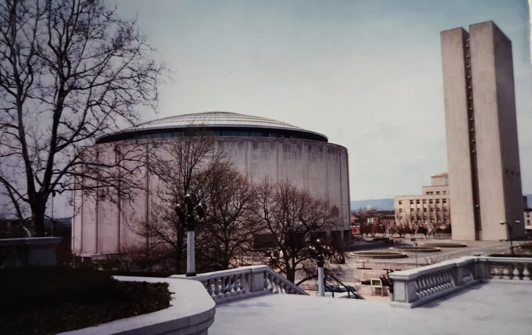 PA State Museum and Archives Tower exterior, circa 1989