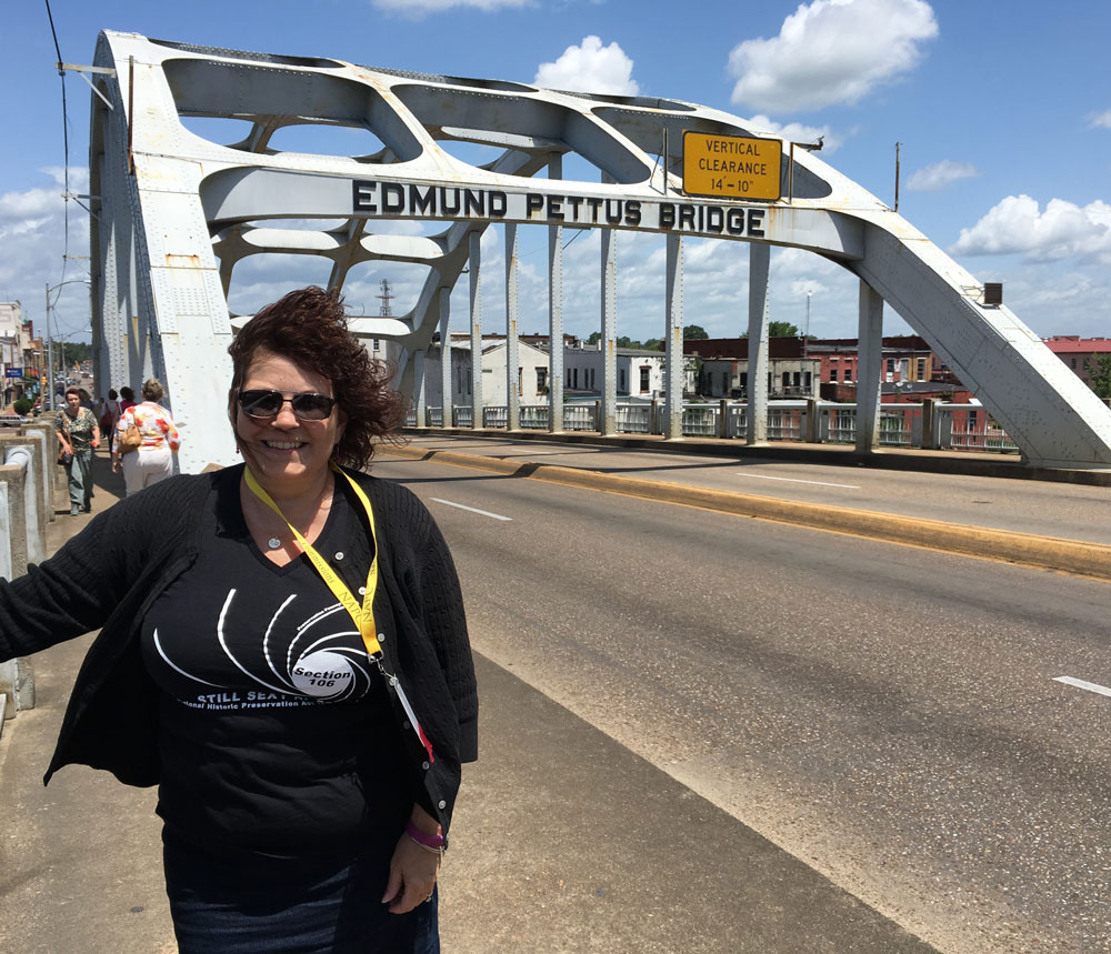 mindy crawford edmund pettus bridge selma 2016