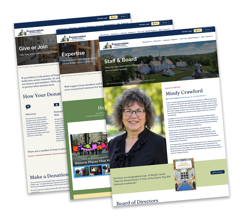 more preservation pennsylvania website pages